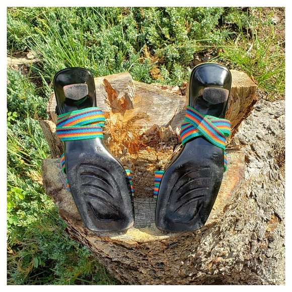 rainbow🌈wrap heels by SAN MIGUEL - Picture 7 of 8